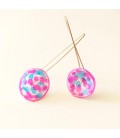 Pendientes Colors. Blue and pink